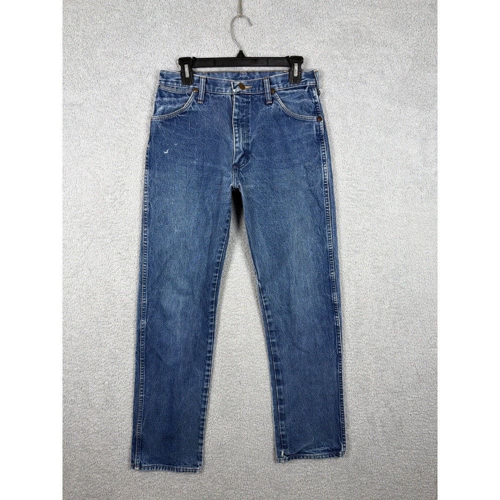 Vintage 70s 80s Wrangler 13MWZ Denim Jeans‎ Cowboy Western USA Actual Size 30x31